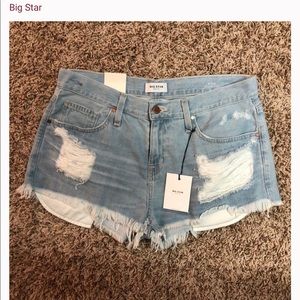 Big Star Kyle Boyfriend Jean shorts- Pyxis wash